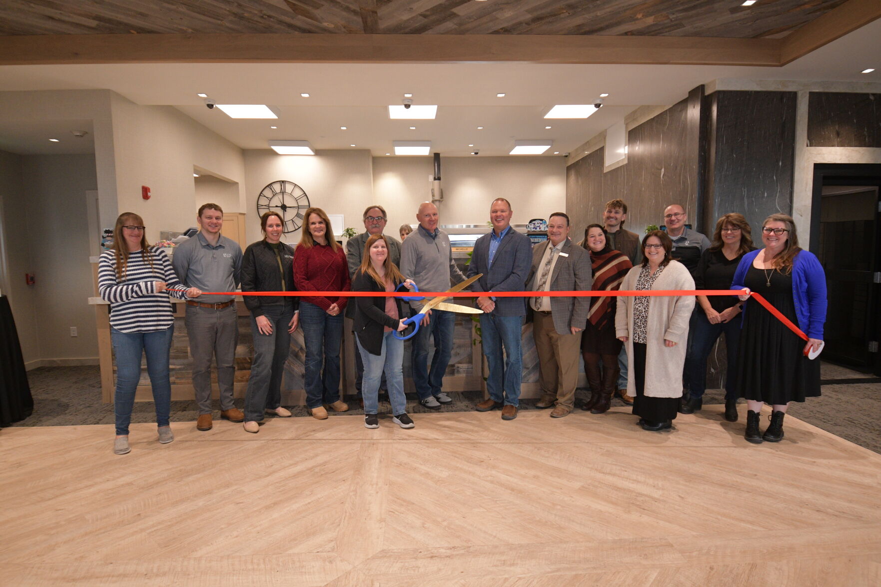 Cache Valley Bank ribbon cutting